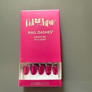 Red Aspen Nail Dashes - Pink